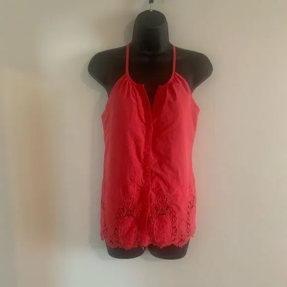 Solitaire embroidered strap summer top - Picture 2 of 5